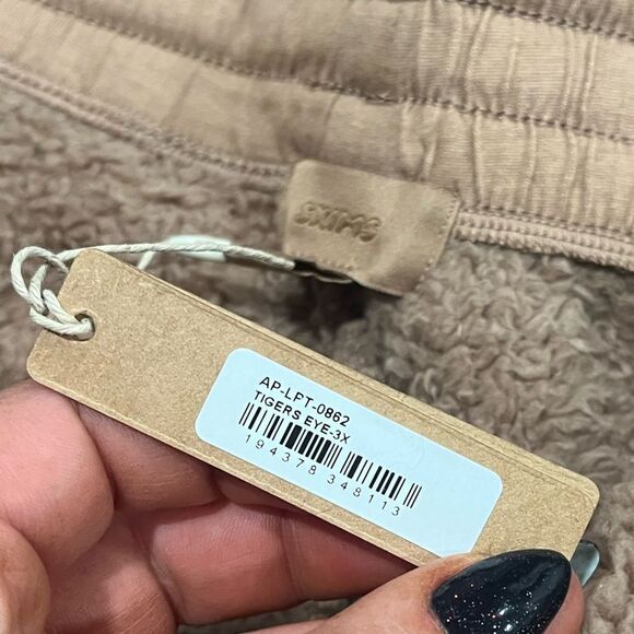 Skims Teddy Track Pant AP-LPT-0862 Desert Size 3X NWT - Picture 5 of 11